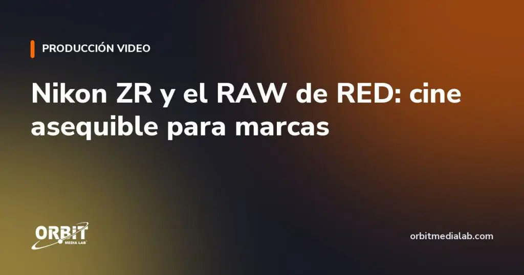 Nikon ZR y el RAW de RED: cine asequible para marcas