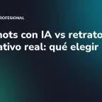 Headshots con IA vs retrato corporativo real: qué elegir
