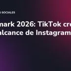 Benchmark 2026: TikTok crece y cae el alcance de Instagram