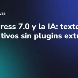 WordPress 7.0 y la IA: textos alternativos sin plugins extra