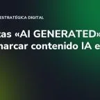 Etiquetas «AI GENERATED»: cómo marcar contenido IA en tu marca