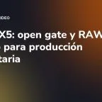 Sony FX5: open gate y RAW interno para producción publicitaria
