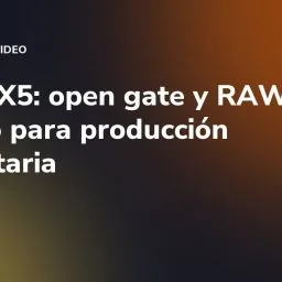 Sony FX5: open gate y RAW interno para producción publicitaria