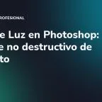 Capa de Luz en Photoshop: retoque no destructivo de producto