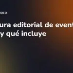 Cobertura editorial de eventos: qué es y qué incluye