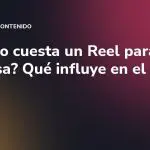 ¿Cuánto cuesta un Reel para empresa? Qué influye en el precio