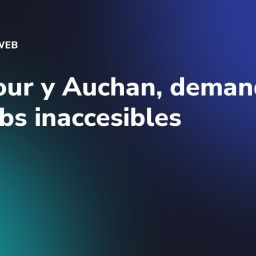 Carrefour y Auchan, demandados por webs inaccesibles