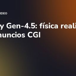 Runway Gen-4.5: física realista para anuncios CGI