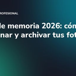 Crisis de memoria 2026: cómo almacenar y archivar tus fotos