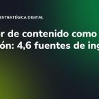 Creador de contenido como profesión: 4,6 fuentes de ingresos