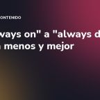 De "always on" a "always drop": publica menos y mejor