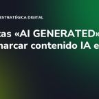 Etiquetas «AI GENERATED»: cómo marcar contenido IA en tu marca